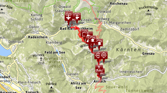 Unterwegs am Alpe-Adria-Trail - Etappe 17: Bad Kleinkirchheim - Arriach / Bild: www.alpe-adria-trail.com