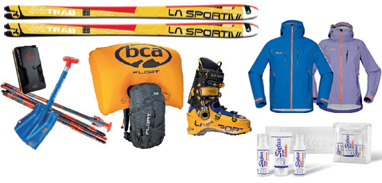 Ausrüstung auf Leihbasis + Bergans-Skitourenjacke und Sixtus-Paket als Geschenk / Bilder: Hersteller