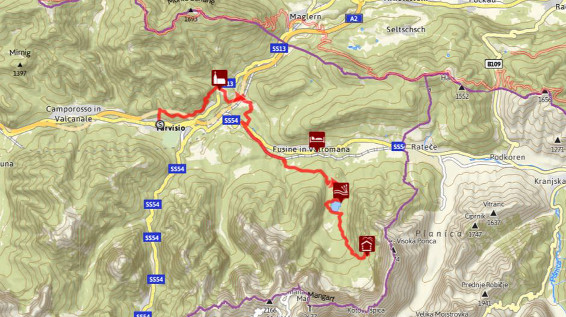 Rundtour entlang des Alpe-Adria-Trails – Etappe 5: Tarvis - Rifugio Zacchi / Bild: www.alpe-adria-trail.com