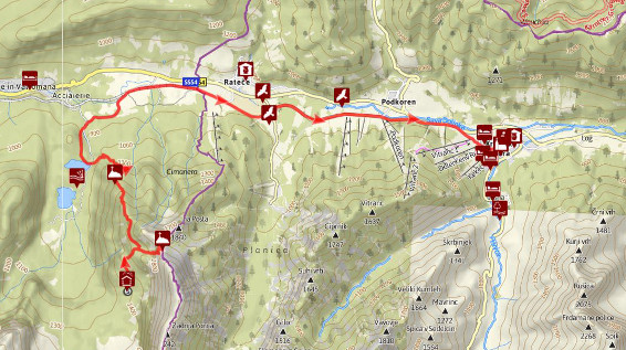 Rundtour entlang des Alpe-Adria-Trails – Etappe 6: Rifugio Zacchi - Kranjska Gora / Bild: www.alpe-adria-trail.com