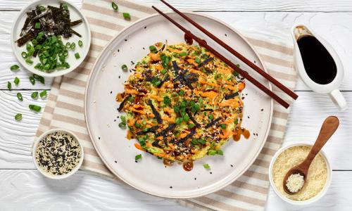 Gesunder Rezepttipp: Okonomiyaki (Osaka-Style)