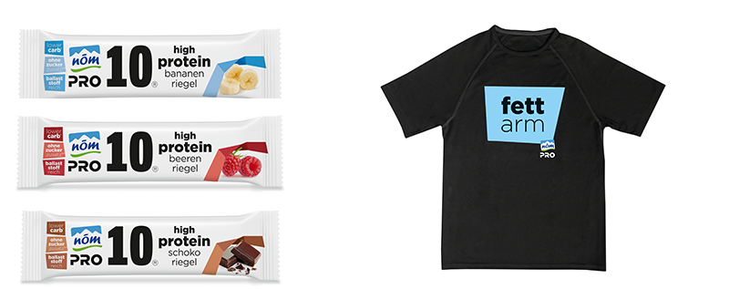 Gewinnspiel für Ernährungsbewusste: Wir verlosen 5 x 1 nöm PRO Riegelboxen inkl. nöm PRO Trainingsshirt 