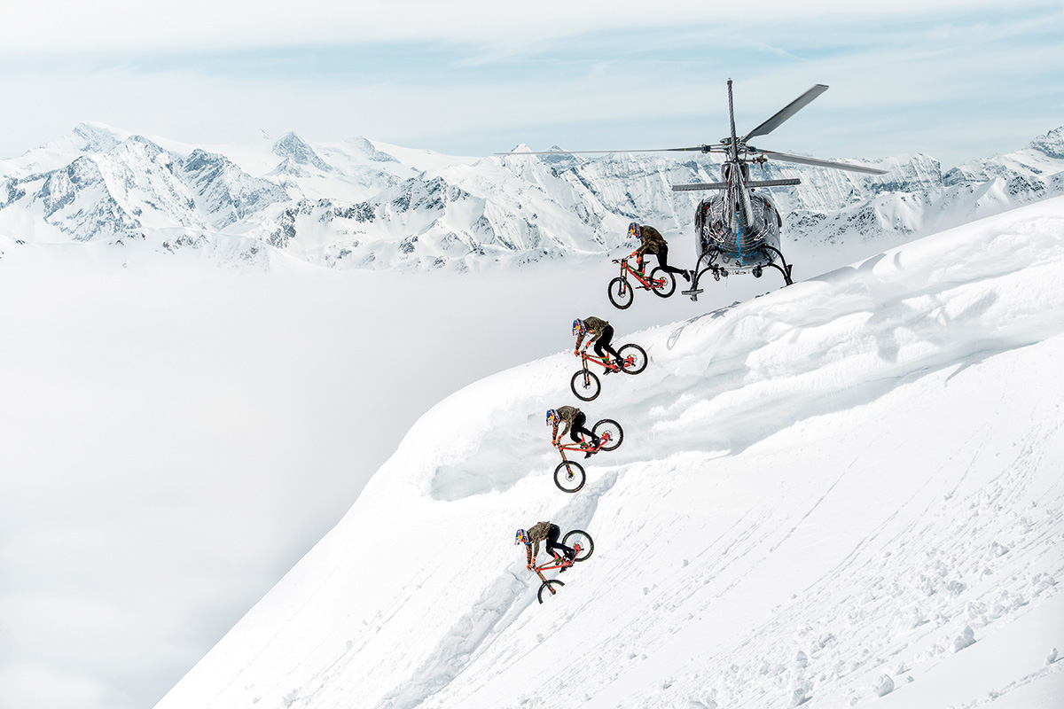 Fabio Wibmer am Bike