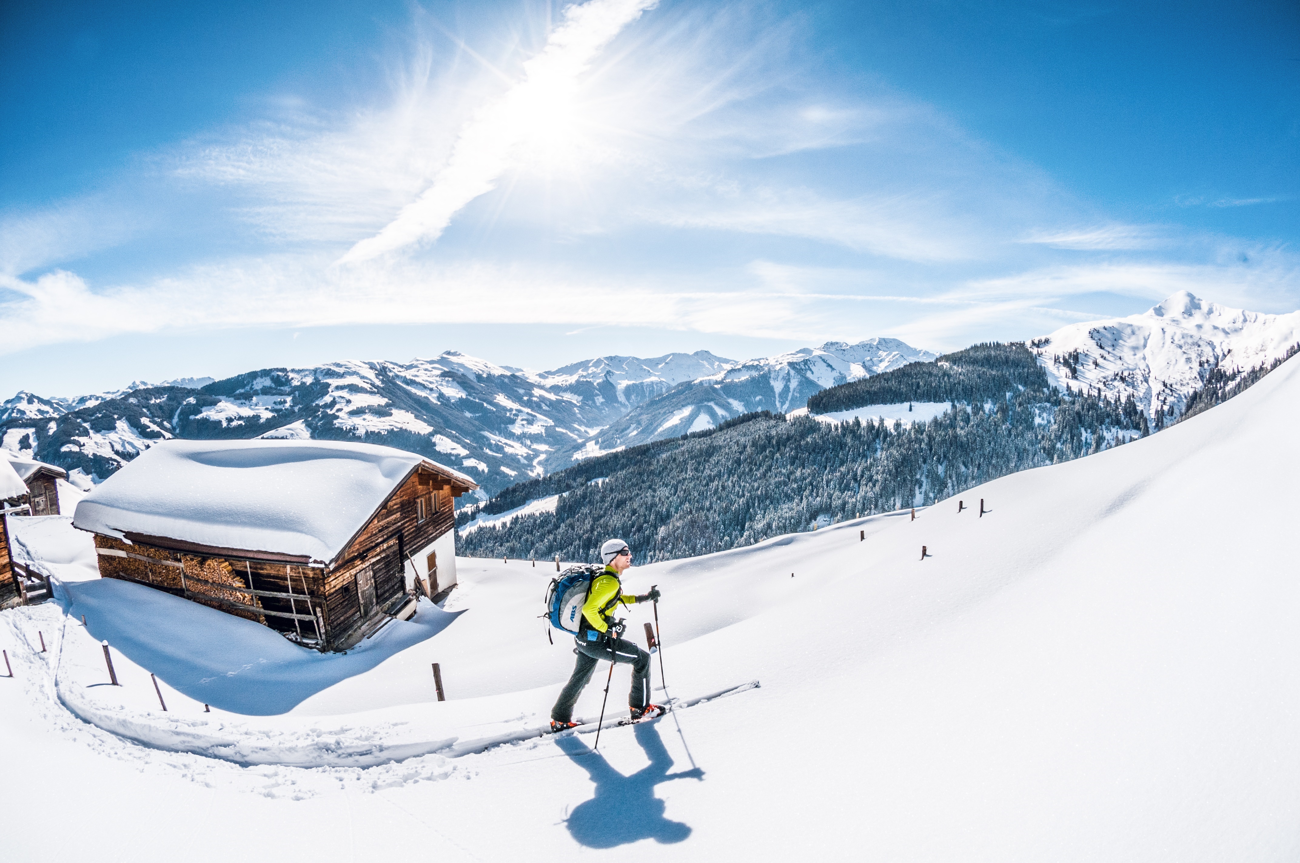 Winterspaß abseits der Piste in der Ferienregion Hohe Salve