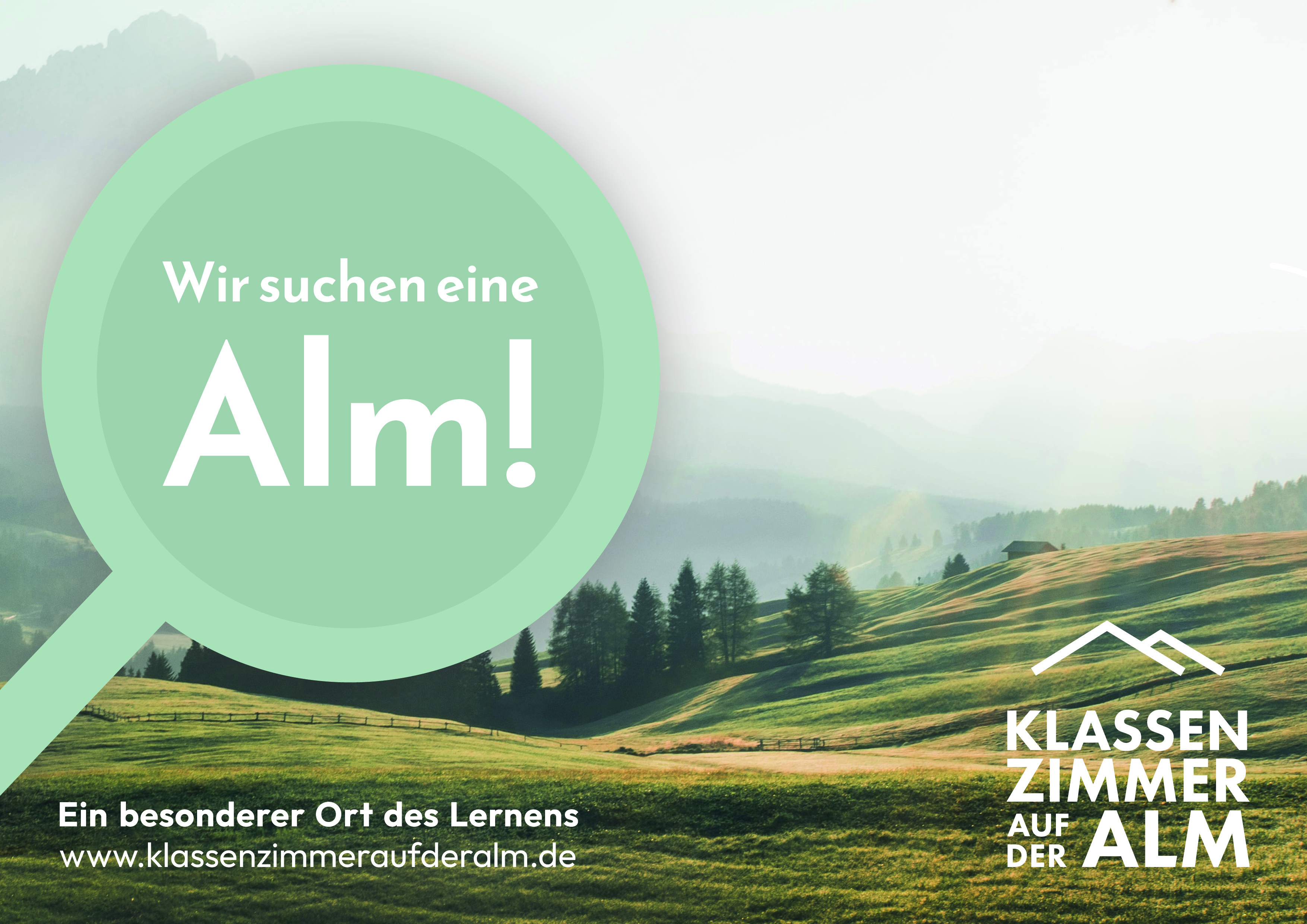 Das &quot;Klassenzimmer auf der Alm&quot; sucht eine Heimat