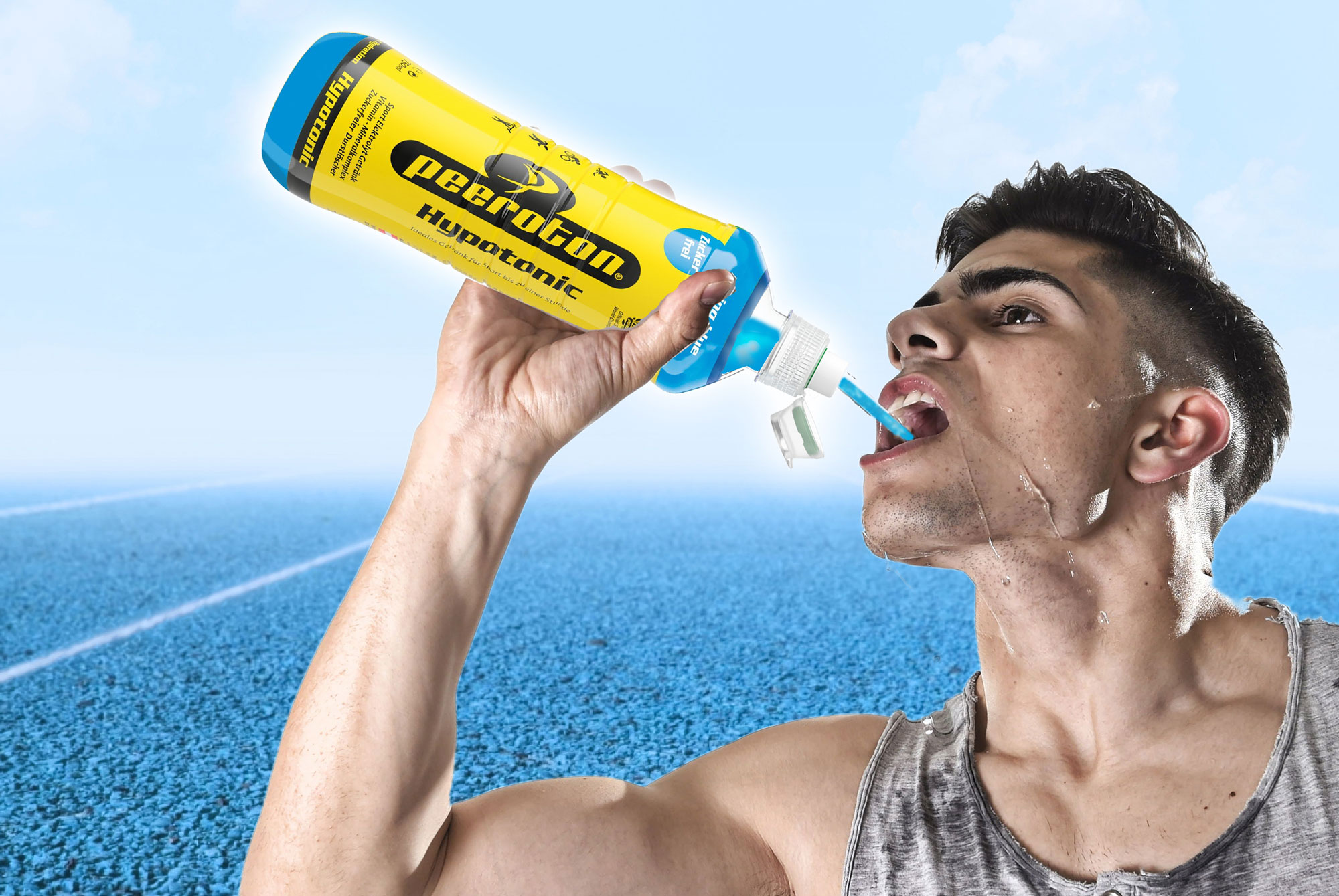 Peeroton bringt die Weltneuheit, den Hypotonic Sports Drink, auf Schwarztee-Basis mit Himbeer-Geschmack