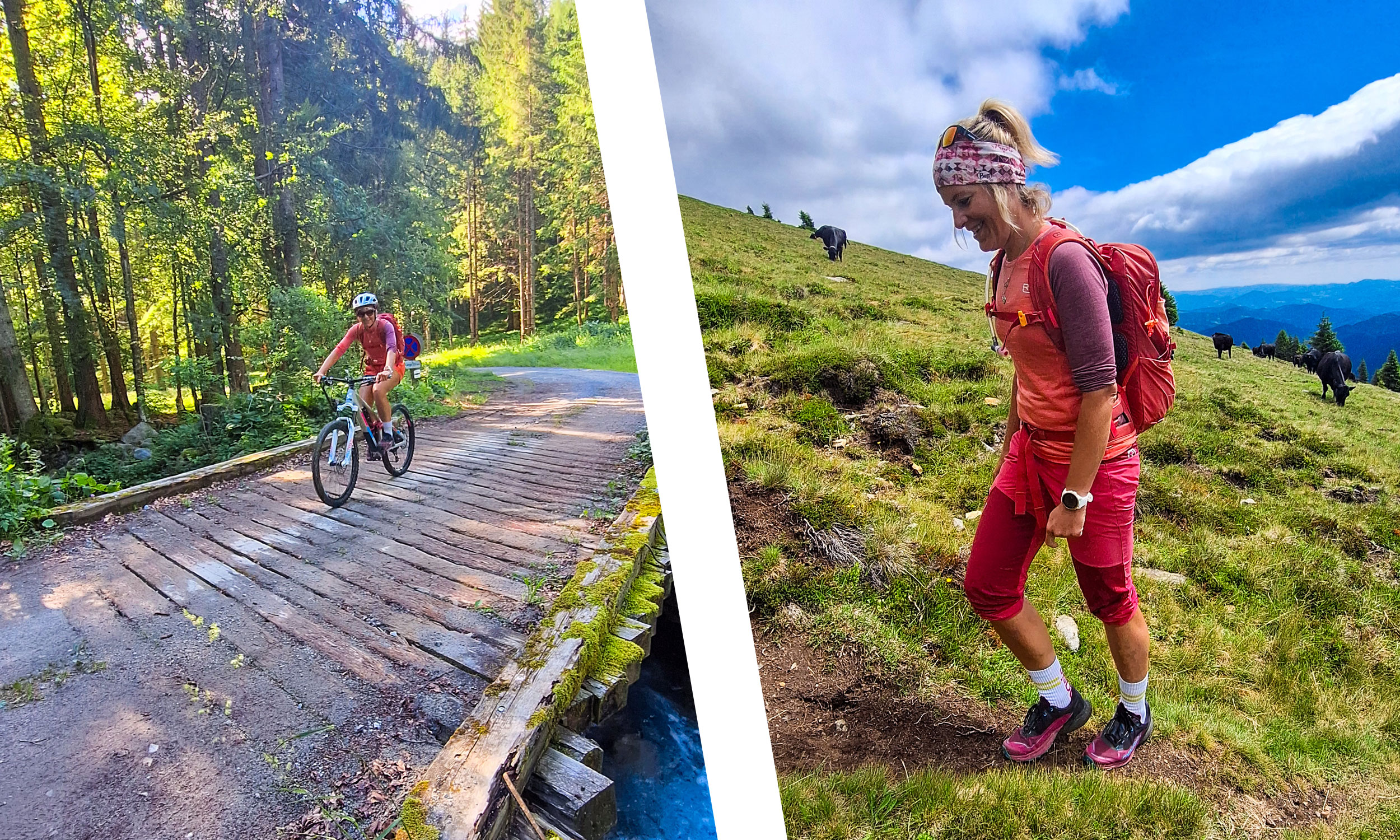 SPORTaktiv Ambassador Verena unterwegs: Bike &amp; Hike-Abenteuer Gleinalm