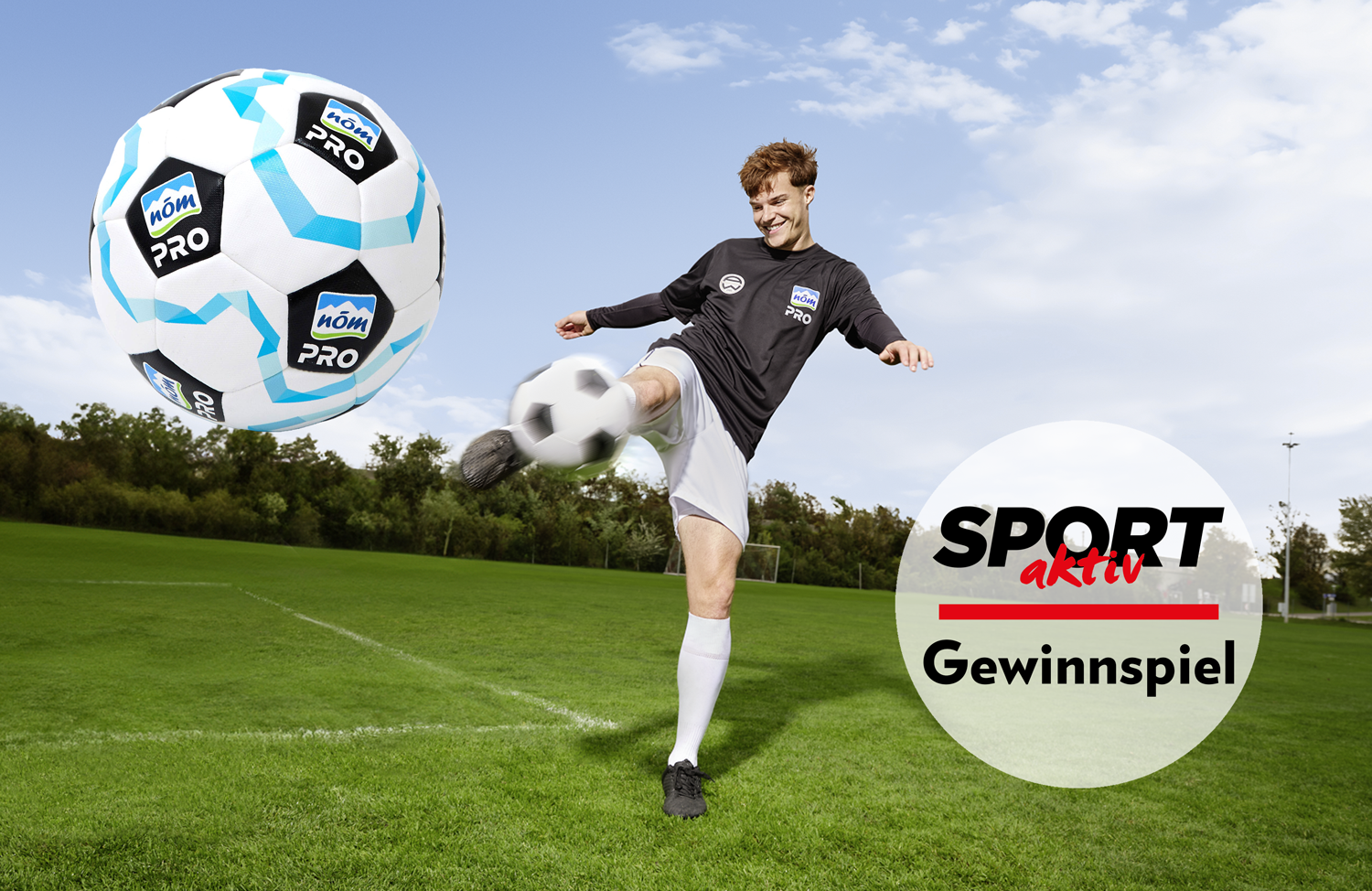 Für alle die immer 100 PROzent geben: Gewinne den exklusiven NÖM PRO Fußball!