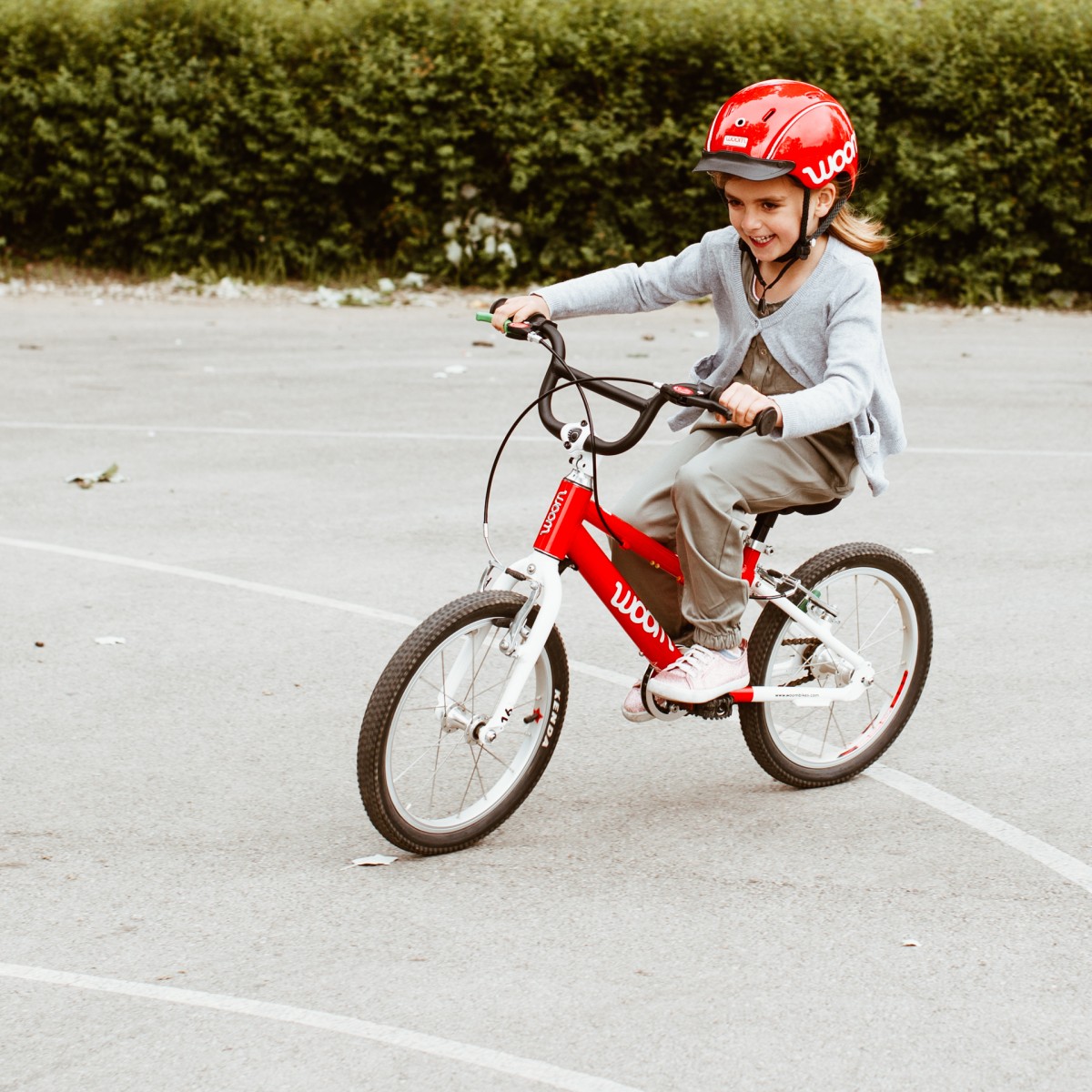 Radfahren lernen als Kind / Bild: Woom