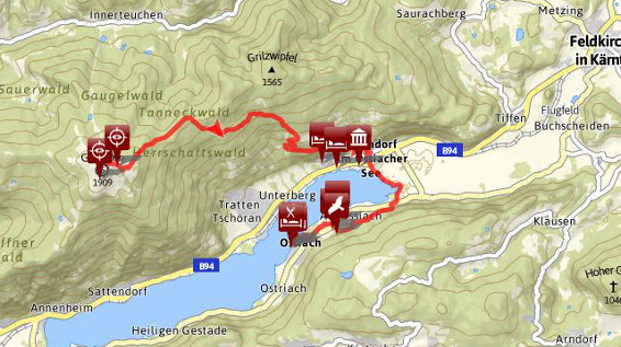 Unterwegs am Alpe-Adria-Trail – Etappe 19: Gerlitzen Alpe - Ossiach / Bild: www.alpe-adria-trail.com