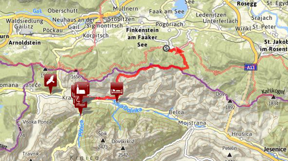 Unterwegs am Alpe-Adria-Trail – Etappe 22: Faaker See / Baumgartnerhöhe - Kranjska Gora / Bild: www.alpe-adria-trail.com
