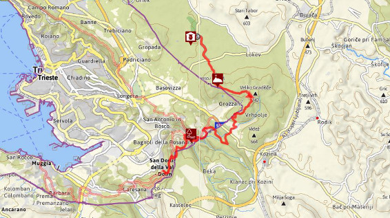 Unterwegs am Alpe-Adria-Trail – Etappe 36: Lipica - San Dorligo della Valle / Dolina / Bild: www.alpe-adria-trail.com