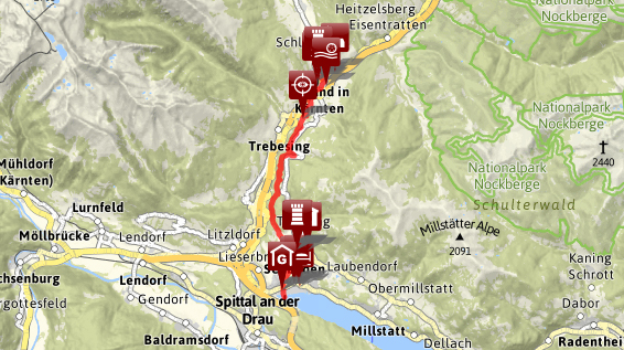 Unterwegs am Alpe-Adria-Trail - Etappe 11: Gmünd - Seeboden / Bild: www.alpe-adria-trail.com