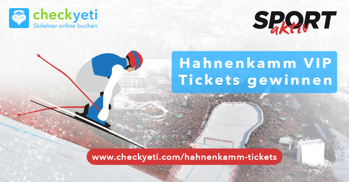 Hahnenkammrennen 2016: SPORTaktiv und CheckYeti bringen dich zum Ski-Event des Jahres! / Bild: CheckYeti