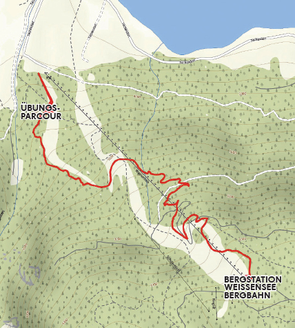 Mountainbike Trail Weissensee