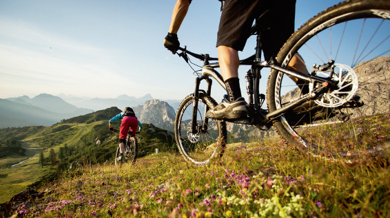 MTB-Region Nassfeld: Grenzenlos Biken mit Adria-Blick / Bild: Region Nassfeld-Pressegger See