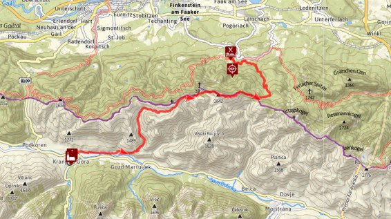 Rundtour entlang des Alpe-Adria-Trails – Etappe 7: Kranjska Gora - Faaker See / Baumgartnerhöhe / Bild: www.alpe-adria-trail.com