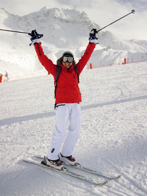 Skifahren macht Freude und sorgt für Glücksgefühle./ Bild: pixabay.com © PublicDomainPictures (CCO Public Domain)