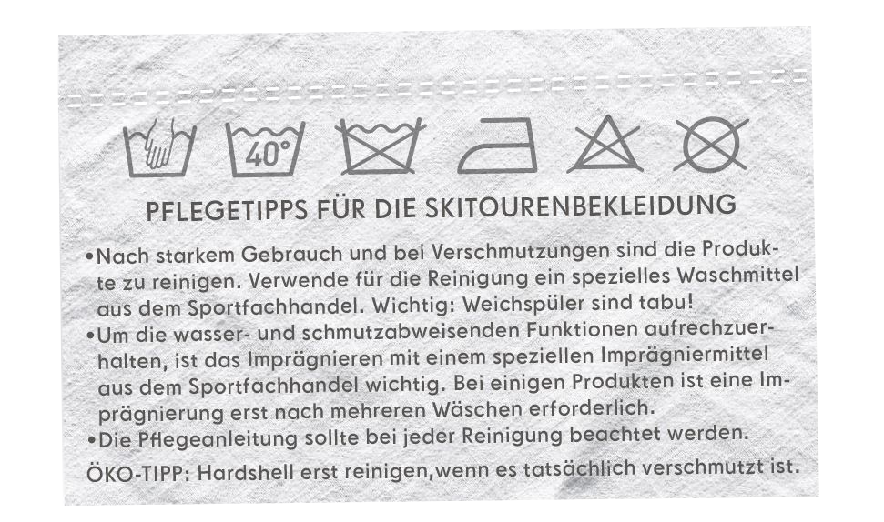 Pflegetipps für die Skitourenbekleidung / Bild: iStock / narloch-liberra / Alhovik / MSSA