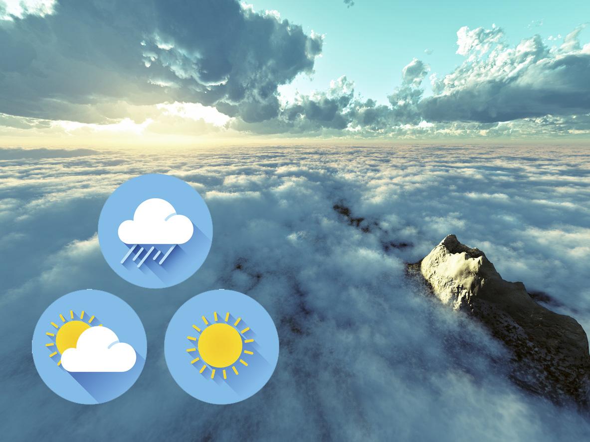 Wetter in den Bergen