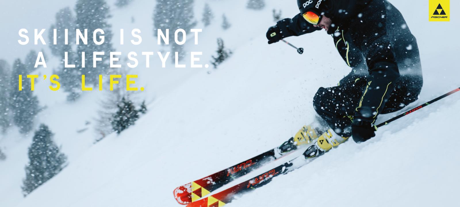 Perfekte Kurven fahren mit dem neuen Ski "The Curv" von Fischer Sports