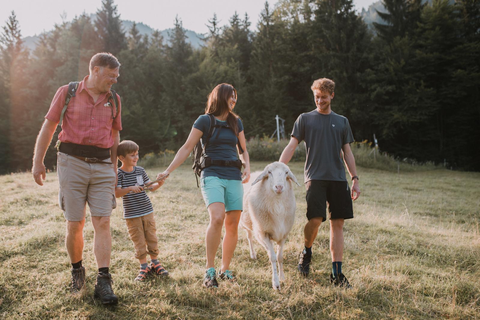 Tierisches Wandererlebnis