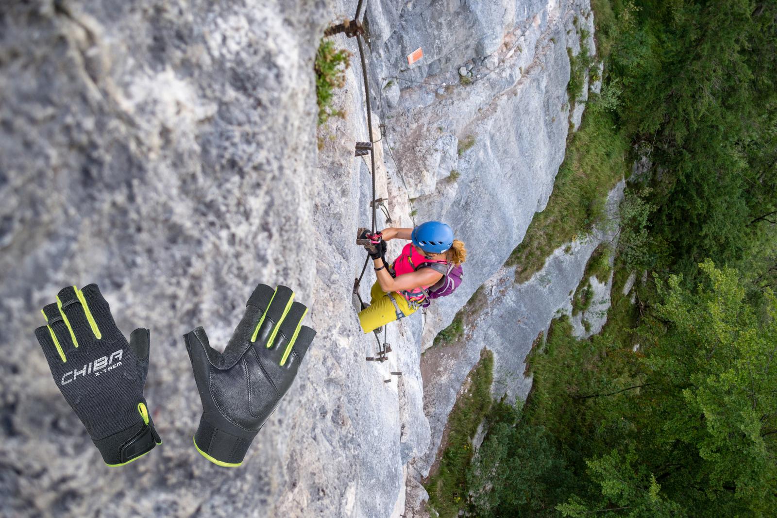 Chiba Handgloves für den Klettersteig