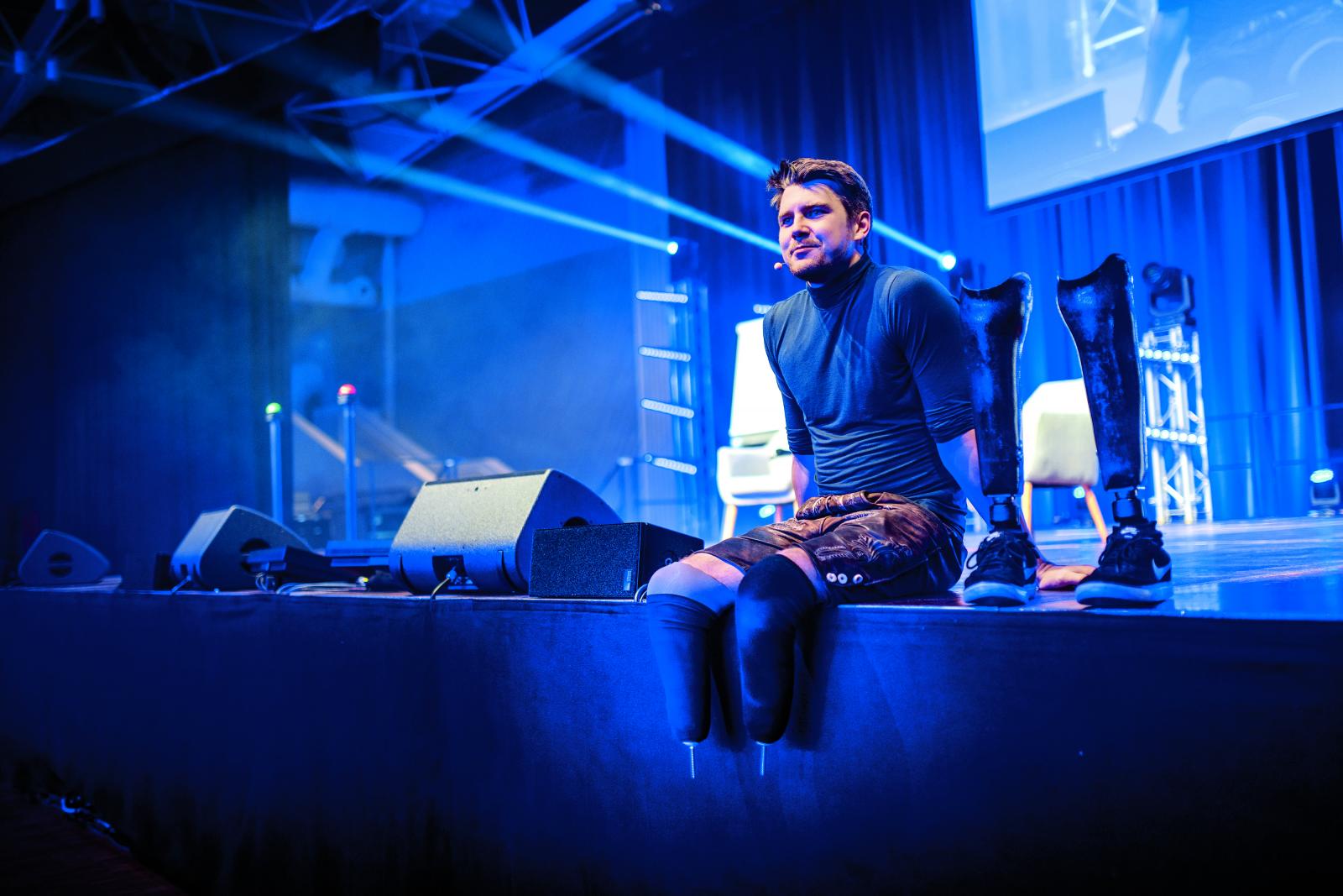 Nicht die Beine bewegen uns, sondern das Denken - weiß Maximilian Schwarzhuber