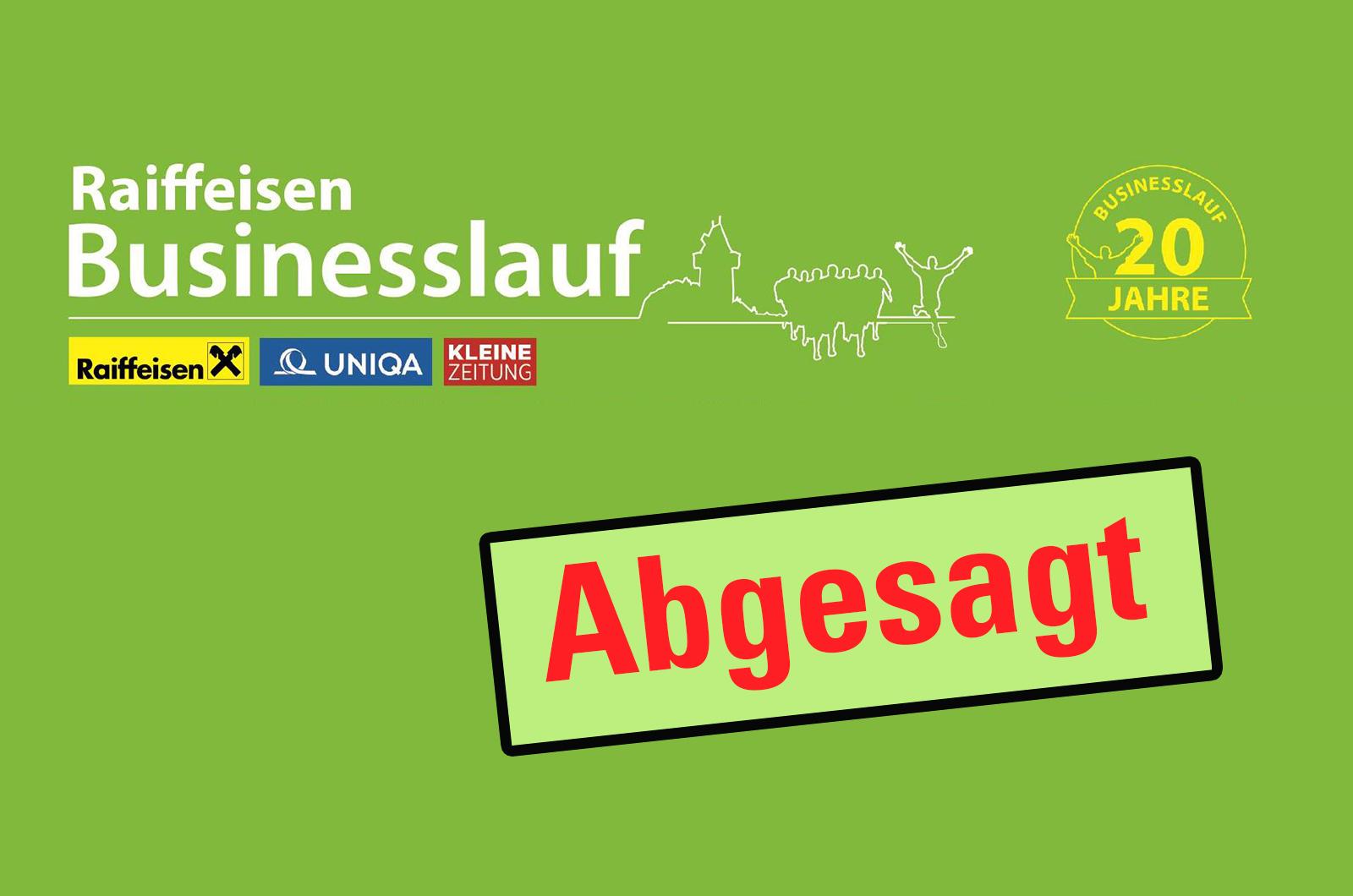 Kein 20-Jahr-Jubiläum: Raiffeisen Businesslauf 2020 ist abgesagt!