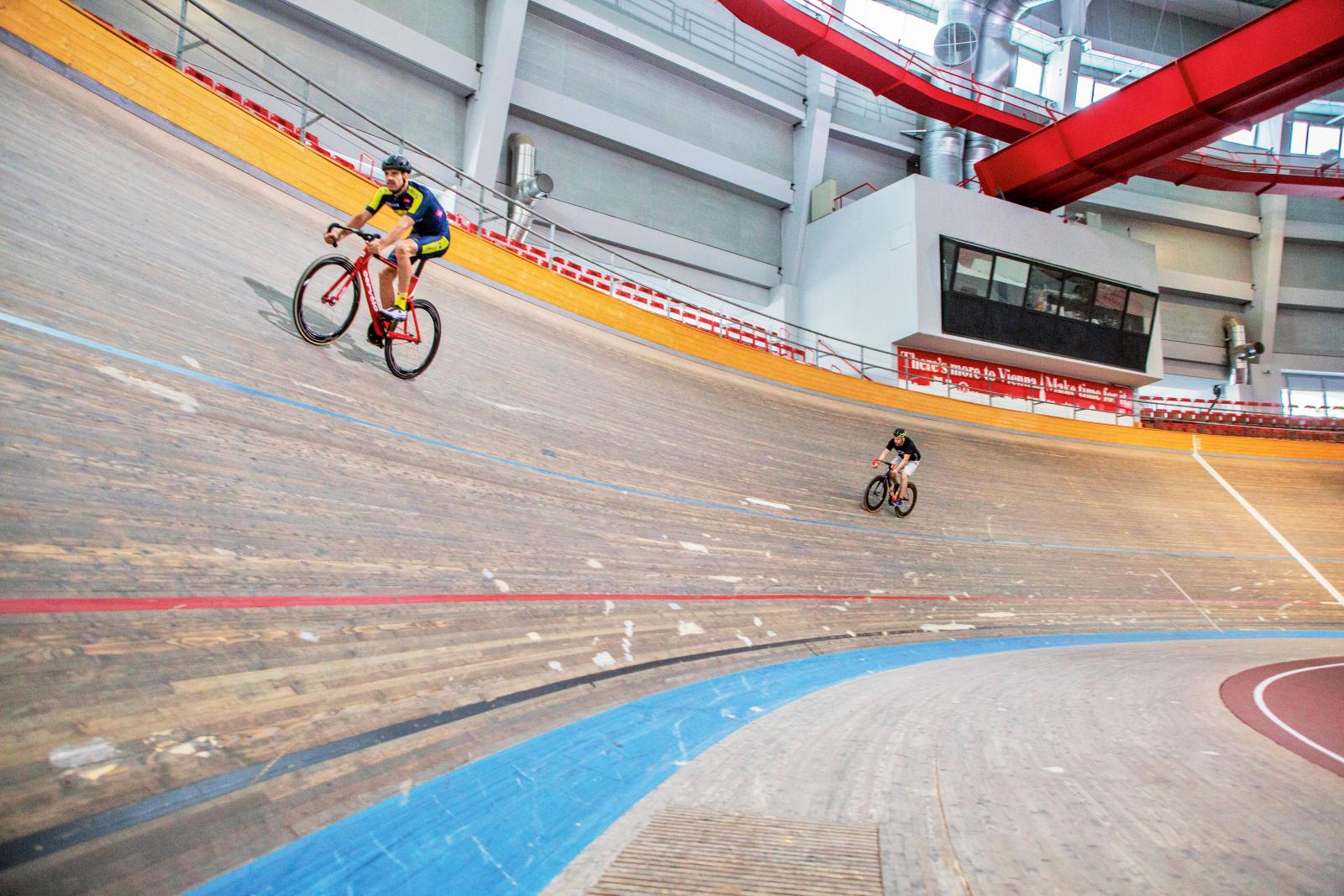 Bahnradfahren mit Andreas Graf