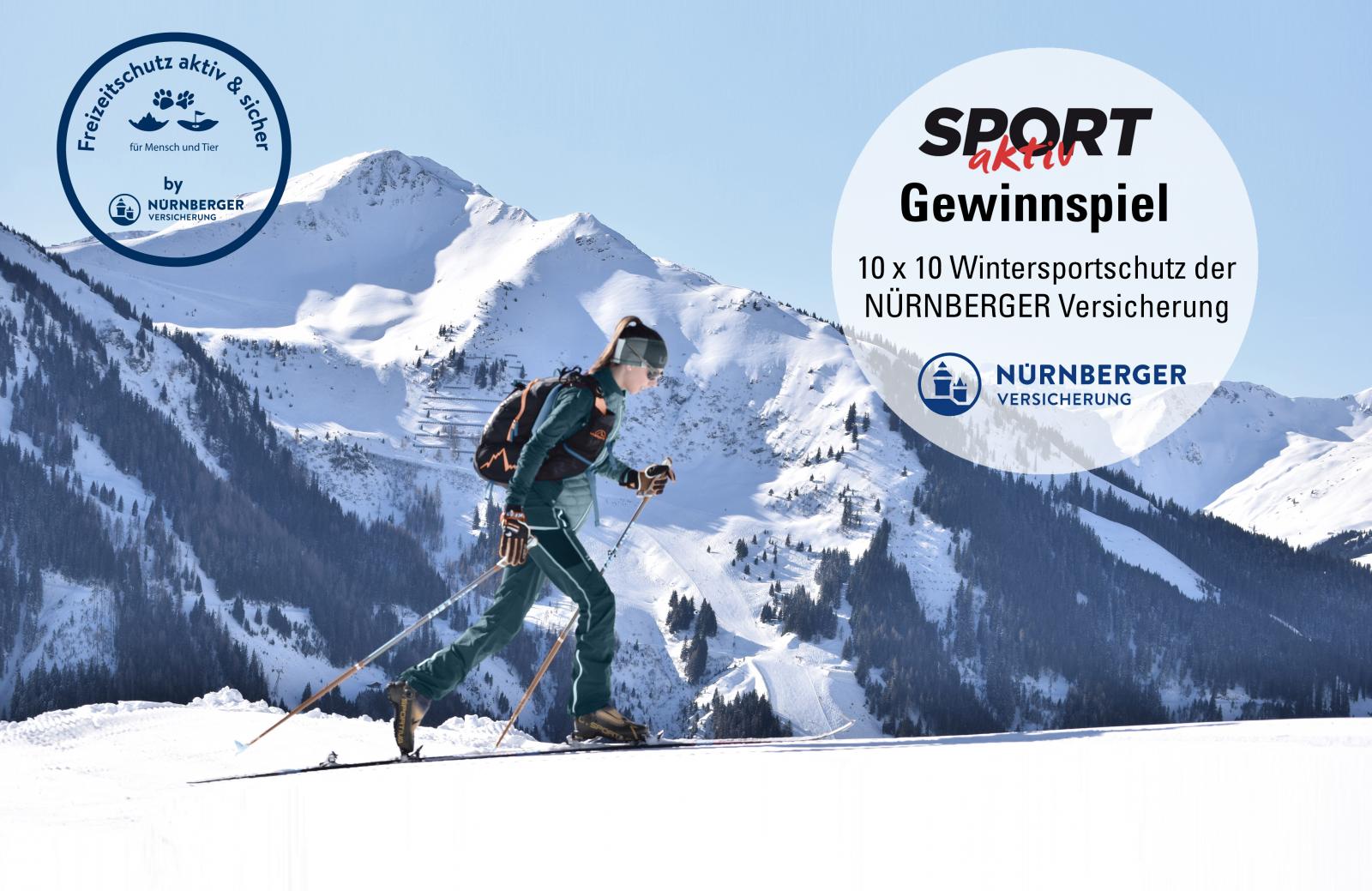 Gewinnspiel: Wir verlosen 10 x 10 Wintersportschutz der NÜRNBERGER Versicherung (Single/3 Tage)!