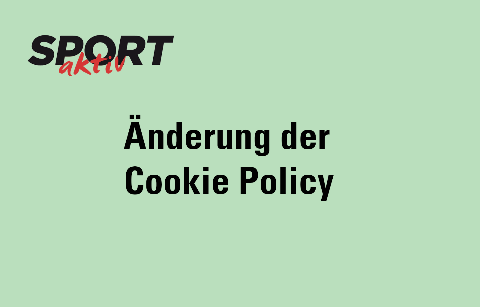 Änderung der Cookie Policy – am 09.02.2021