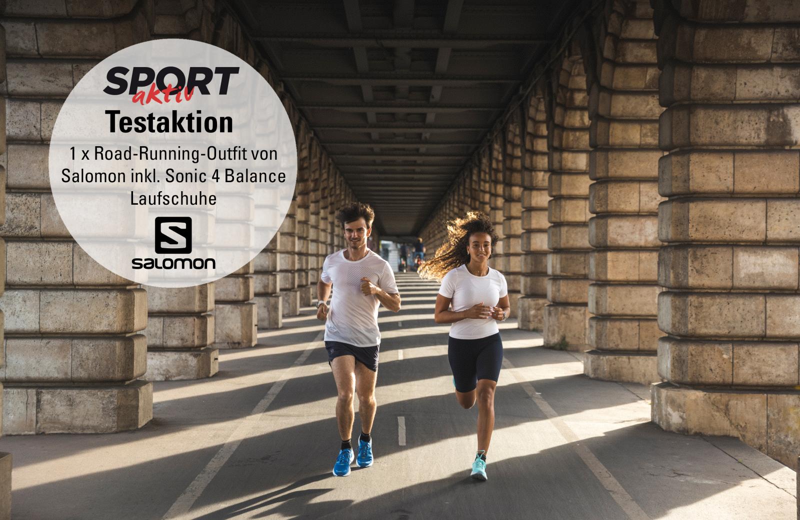 Werde Tester/in eines Road-Running-Outfits von Salomon inkl. der Sonic 4 Balance Laufschuhe