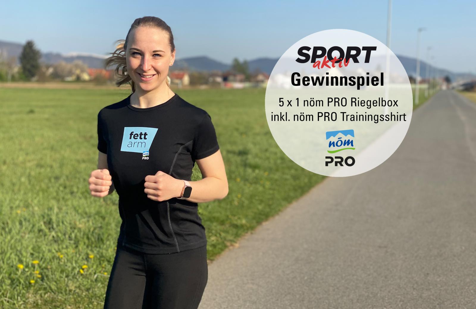 Gewinnspiel für Ernährungsbewusste: Wir verlosen 5 x 1 nöm PRO Riegelbox inkl. nöm PRO Trainingsshirt