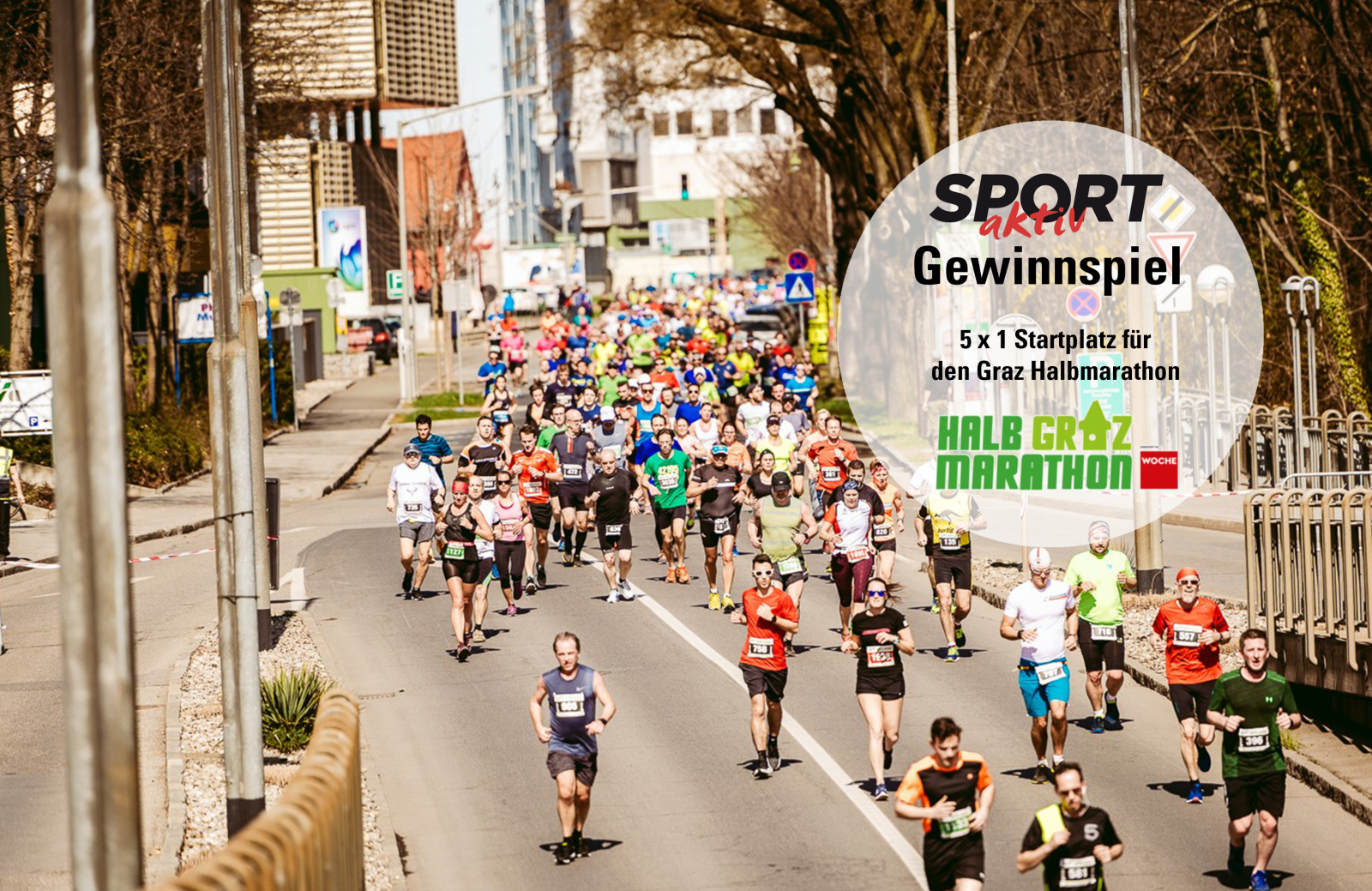 Gewinnspiel: Wir verlosen 5 x 1 Startplatz für den Graz Halbmarathon am 11. Juli 2021