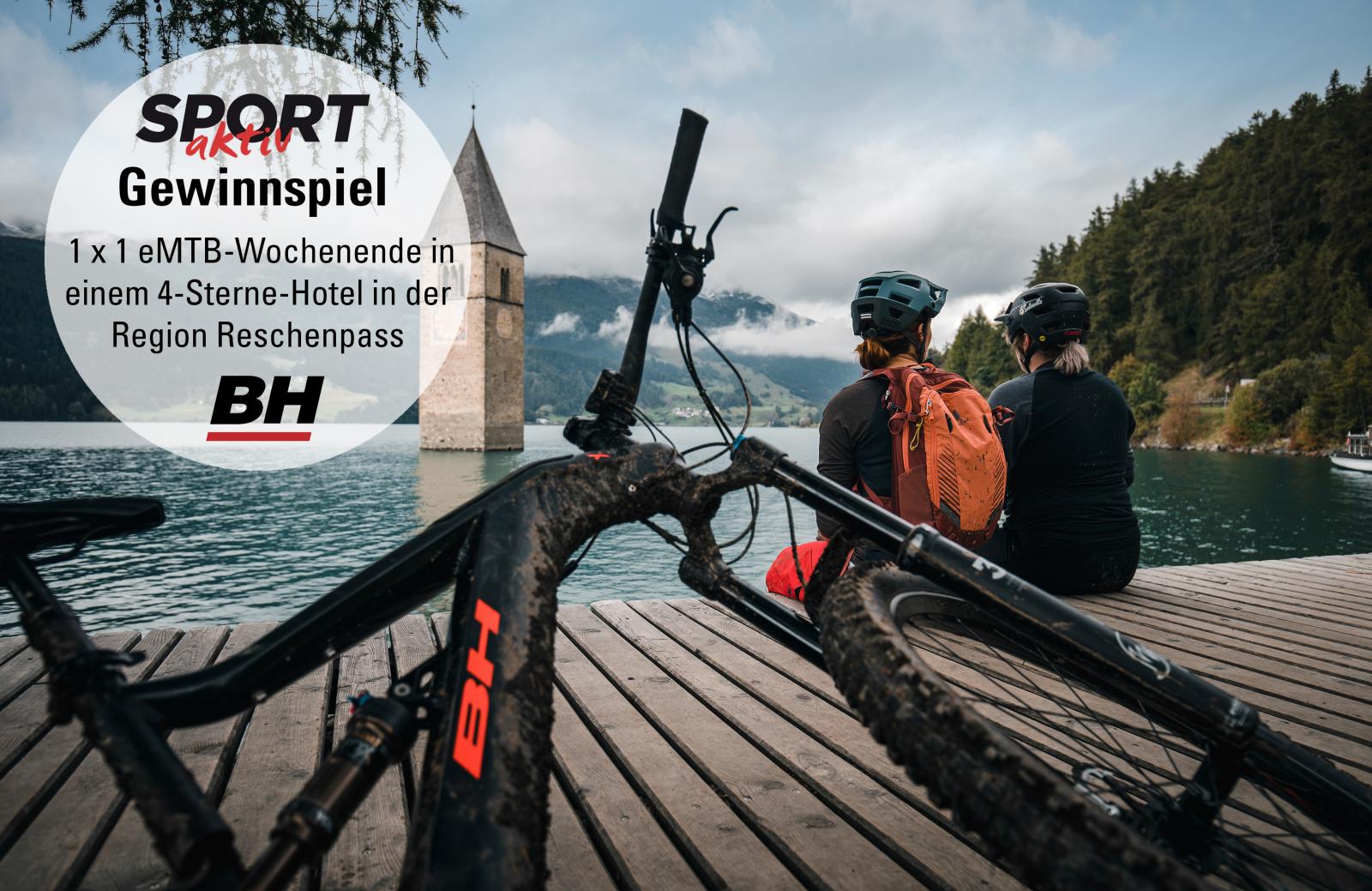 Gewinne ein eMTB-Wochenende in einem 4-Sterne-Hotel in der Region Reschenpass!