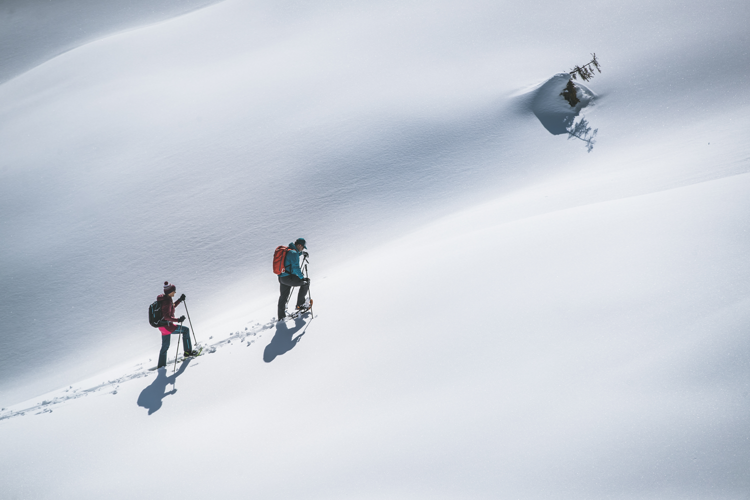 Geh auf Schnee: die richtigen Schneeschuhe für dich