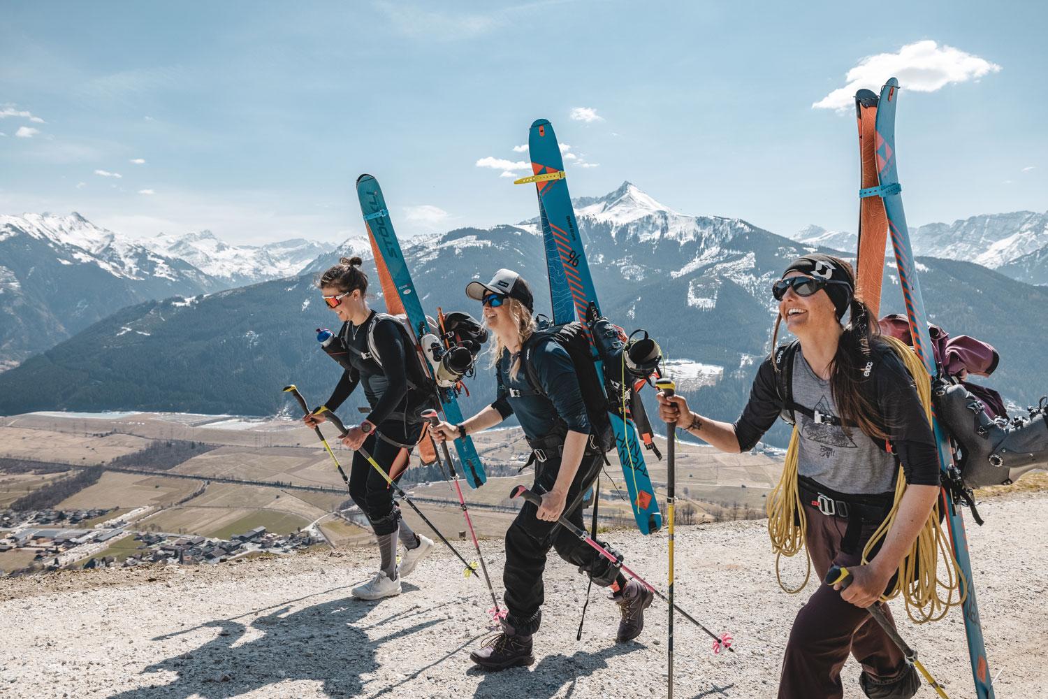 contour hybrid Skins: treue Begleitung auf der Trans Salzburgerland