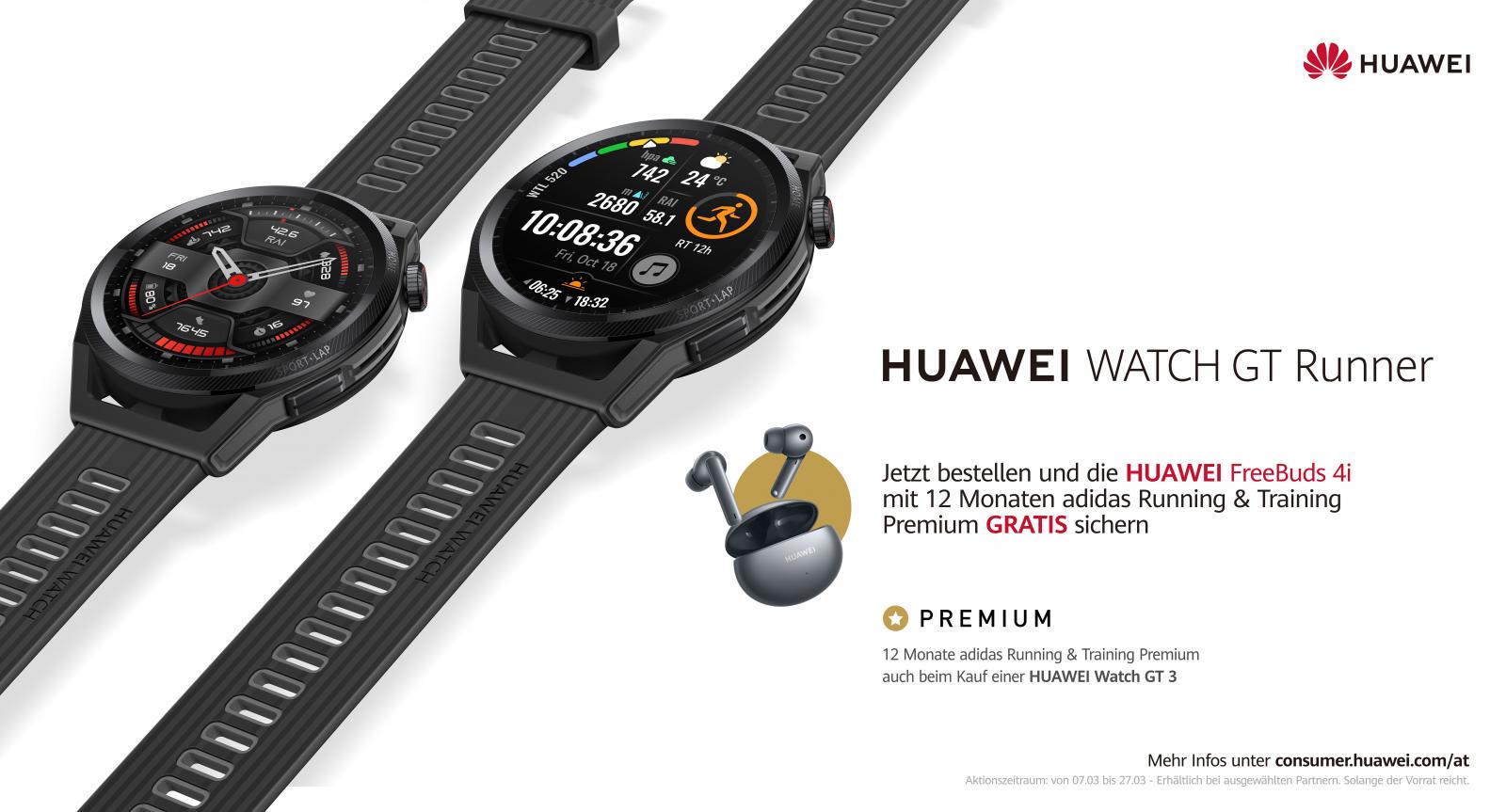 Läufer:innen, aufgepasst: Die neue Huawei Watch GT Runner ist jetzt in Österreich erhältlich!
