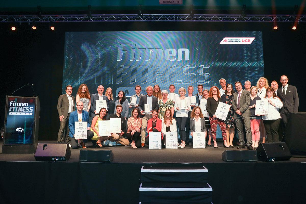 Gelungene Erfolgsstorys: Erster „Firmen Fitness Award“ verliehen