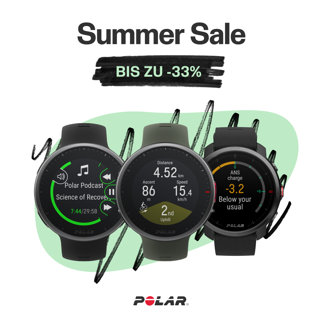 Der Polar Summersale wartet mit heißen Preisen auf dich