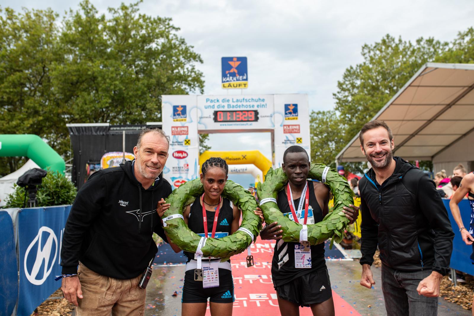 Kärnten Läuft-Wochenende ist zu Ende: Das sind die Gewinner:innen des Wörthersee Halbmarathons!