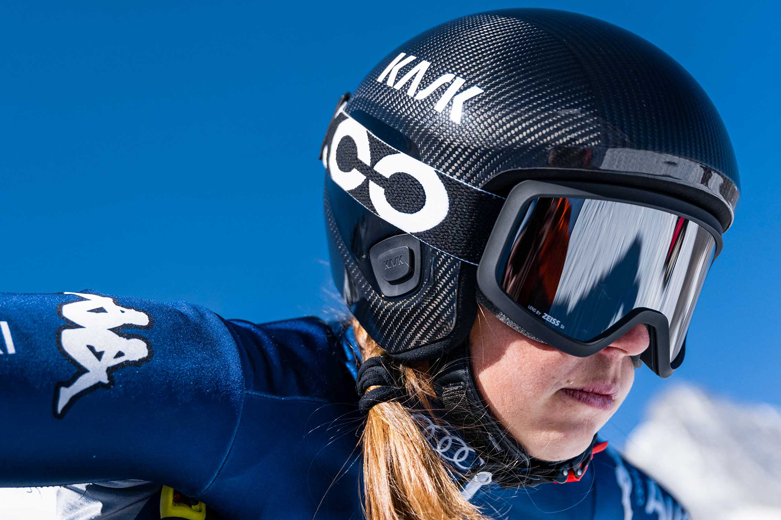 Perfect Match: Der neue Rennskihelm Omega von KASK und die Schneebrille KOO Eclipse bilden ein Dreamteam