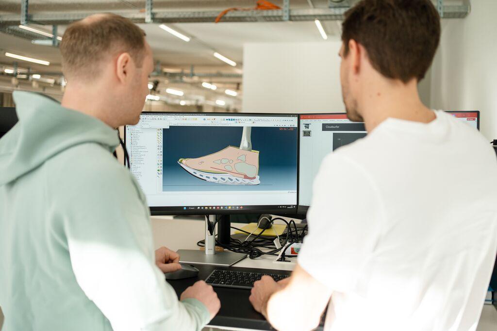 On: Wie im Labor ein neuer Laufschuh entsteht