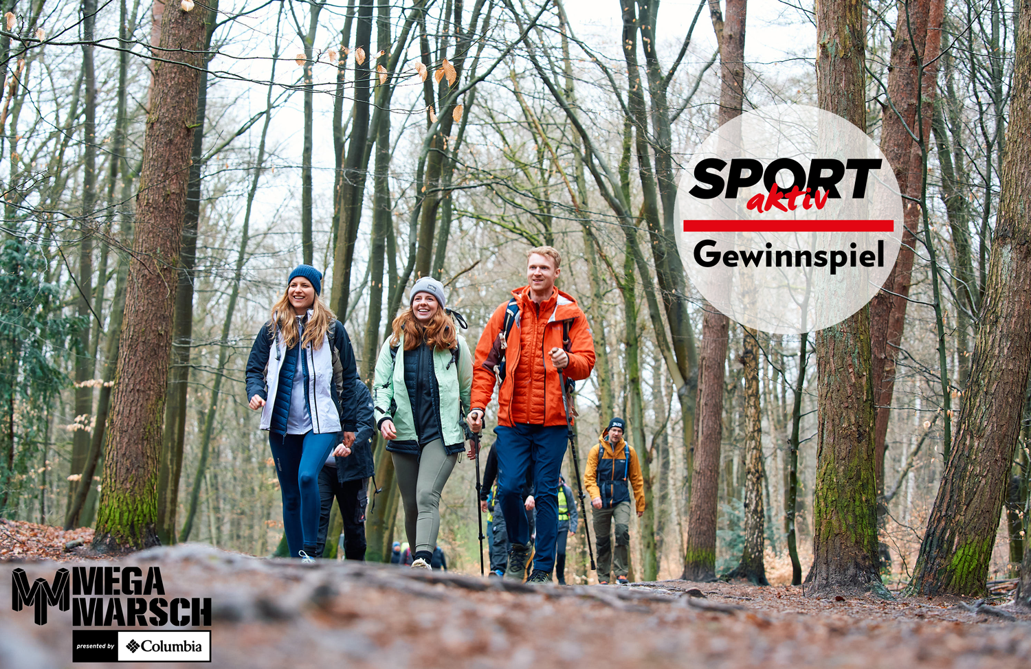 Gewinne 1 x 2 Startplätze für den Megamarsch Mittersill 2023 inkl. Wanderoutfits von Columbia