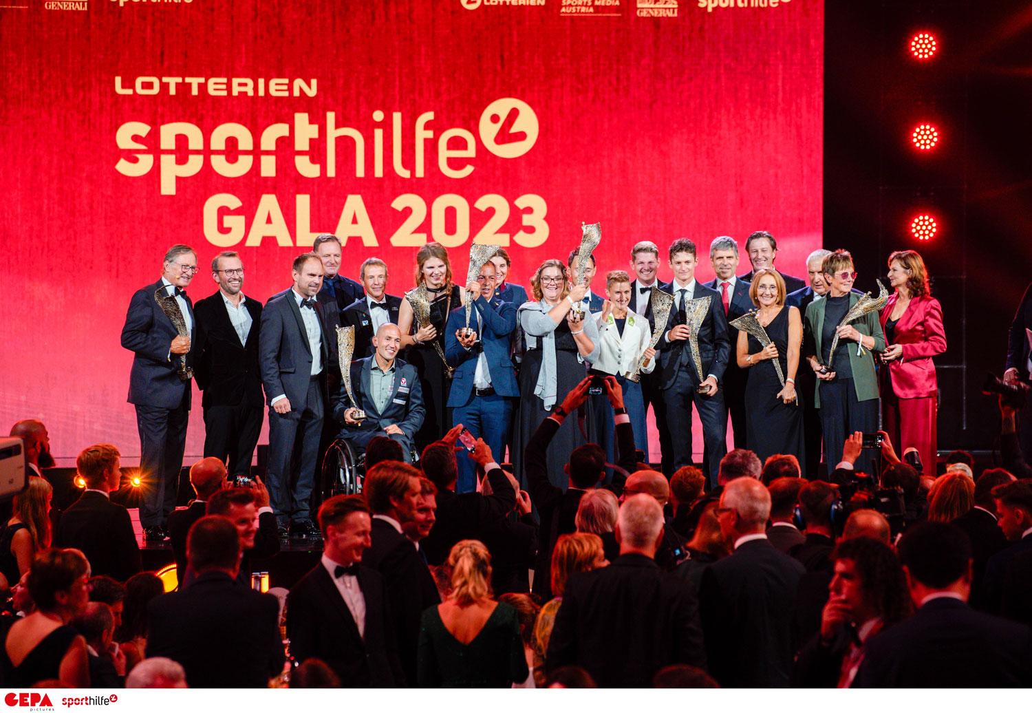 Pinkelnig und Gall freuen sich über ihre ersten NIKIs: Ehrung der Sportler des Jahres bei der LOTTERIEN Sporthilfe-Gala