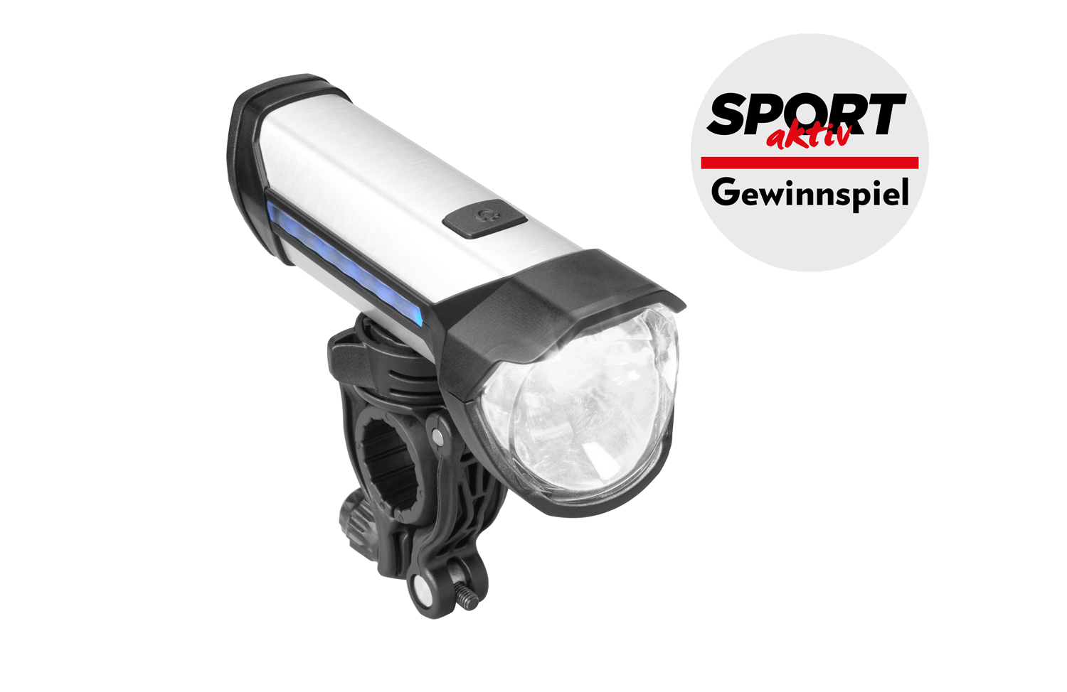 Gewinnspiel: Wir verlosen 1 x 1 IXON Rock Akku-Hochleistungsradscheinwerfer