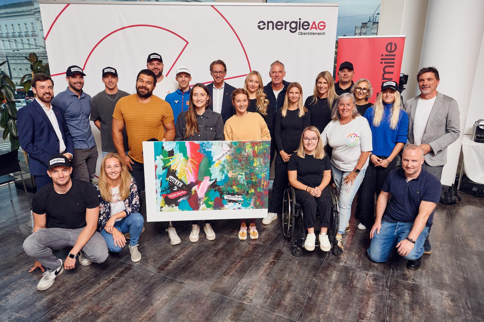Von der Sportarena ins Atelier: Die Energie AG Sportfamilie entdeckt ihre kreative Seite