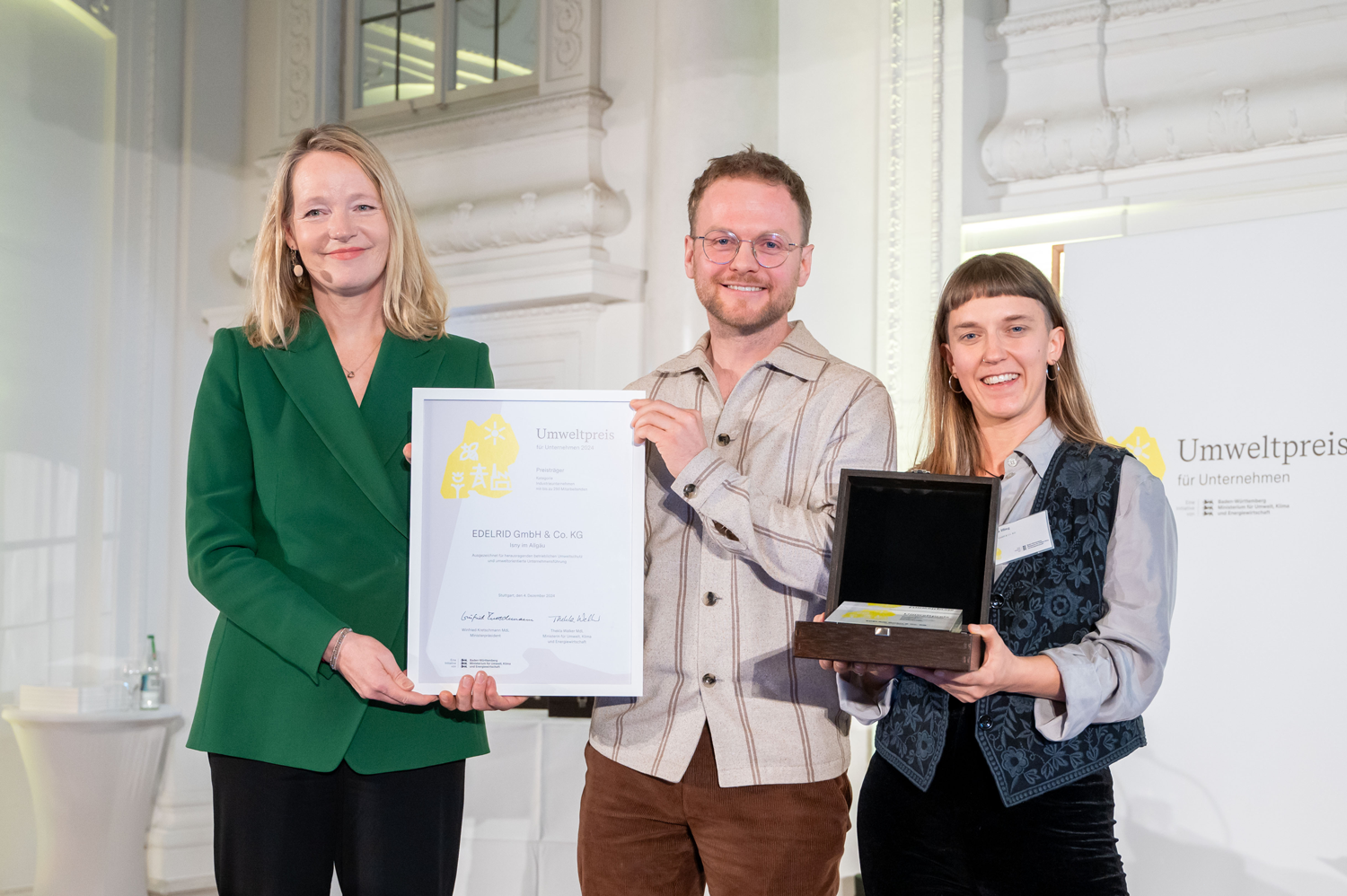EDELRID erhält Umweltpreis Baden-Württemberg 2024