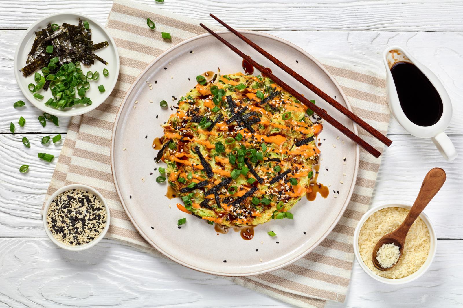 Gesunder Rezepttipp: Okonomiyaki (Osaka-Style)